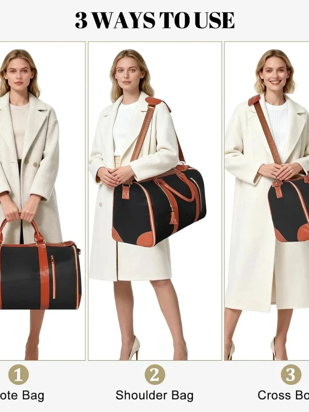 Garment Duffle Bag for Travel Convertible Clofh Bag Men Women